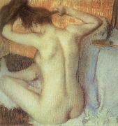Edgar Degas Woman Combing her hair France oil painting reproduction